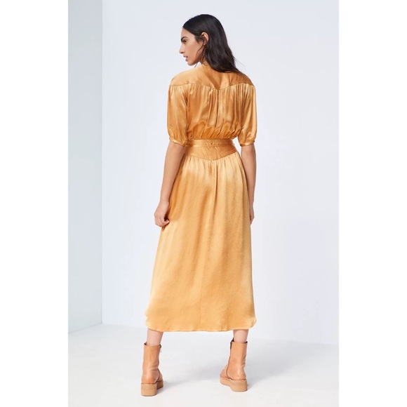 Anthropologie Maeve Katrina Midi Wrap Dress - Picture 4 of 6